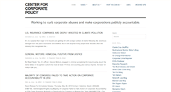 Desktop Screenshot of corporatepolicy.org