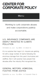 Mobile Screenshot of corporatepolicy.org