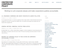 Tablet Screenshot of corporatepolicy.org